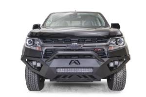 Fab Fours Vengeance Front Bumper w/Pre-Runner Guard Black Powder Coat 75 lbs. Weight 15 in. Height 71 in. Width 31.75 in. Depth - CC21-D5152-1