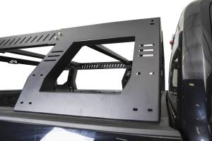 Fab Fours Overland Rack Hold 700 lbs. Static Weight 300 lbs. Dyniamic Weight 2 Stae Matte Black Powder Coat - RACK01-01-1