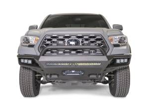 Fab Fours - Fab Fours Winch Front Bumper w/Pre-Runner Guard 2 Stage Matte Black Powder Coat - TB16-02-1 - Image 1