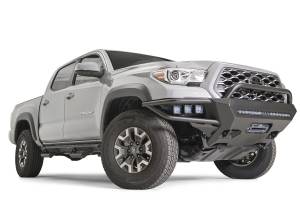 Fab Fours - Fab Fours Winch Front Bumper w/Pre-Runner Guard 2 Stage Matte Black Powder Coat - TB16-02-1 - Image 4