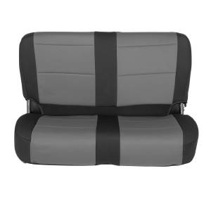 Smittybilt - Smittybilt Neoprene Seat Cover Black/Charcoal Front/Rear - 471022 - Image 2