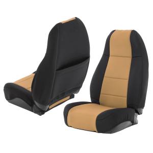 Smittybilt - Smittybilt Neoprene Seat Cover Light Tan Front/Rear - 471025 - Image 4