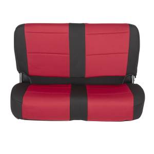 Smittybilt - Smittybilt Neoprene Seat Cover Black/Red Front/Rear - 471030 - Image 2