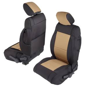 Smittybilt - Smittybilt Neoprene Seat Cover Tan/Black Front/Rear - 471425 - Image 3