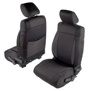 Smittybilt - Smittybilt Neoprene Seat Cover Black/Black Front/Rear - 471601 - Image 9