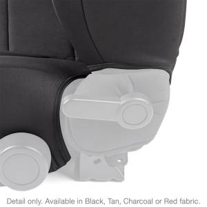 Smittybilt - Smittybilt Neoprene Seat Cover Black/Charcoal Front/Rear - 471622 - Image 3