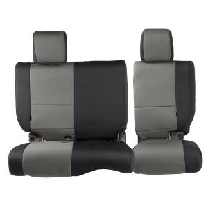 Smittybilt - Smittybilt Neoprene Seat Cover Black/Charcoal Front/Rear - 471622 - Image 8