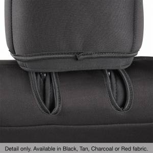 Smittybilt - Smittybilt Neoprene Seat Cover Black/Red Front/Rear - 471630 - Image 3