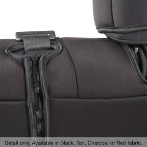 Smittybilt - Smittybilt Neoprene Seat Cover Black/Red Front/Rear - 471630 - Image 5