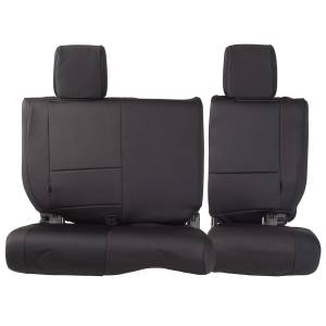 Smittybilt - Smittybilt Neoprene Seat Cover Black/Black Rear/Front - 471701 - Image 8