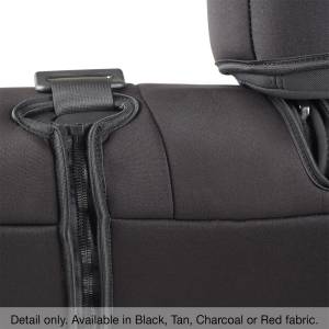 Smittybilt - Smittybilt Neoprene Seat Cover Black/Charcoal Front/Rear Slip On Installation - 471722 - Image 5