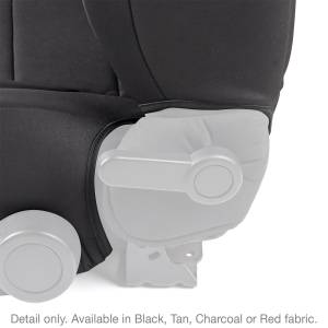 Smittybilt - Smittybilt Neoprene Seat Cover Black/Tan Front/Rear - 471725 - Image 4