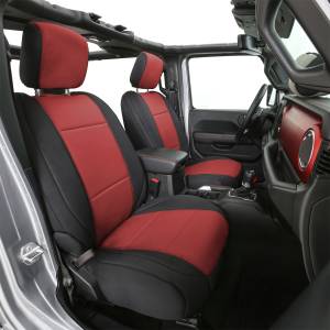 Smittybilt - Smittybilt Neoprene Seat Cover Front and Rear GEN 1 Red - 472130 - Image 4