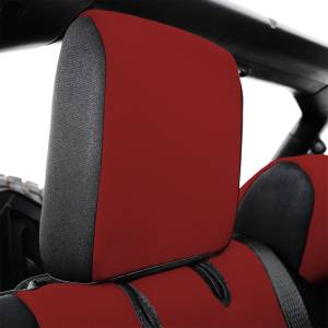 Smittybilt - Smittybilt Neoprene Seat Cover Front and Rear GEN 1 Red - 472130 - Image 5