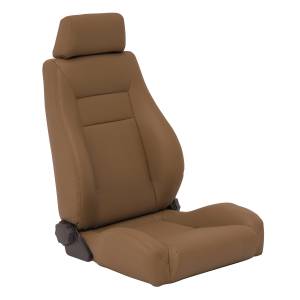 Smittybilt Contour Sport Seat Denim Spice No Drilling Installation Front Bucket Seat w/Recliner Incl. Headrest - 49517