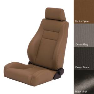 Smittybilt - Smittybilt Contour Sport Seat Denim Spice No Drilling Installation Front Bucket Seat w/Recliner Incl. Headrest - 49517 - Image 2