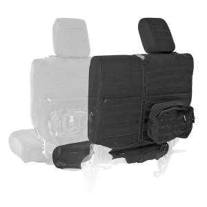Smittybilt - Smittybilt GEAR Custom Seat Cover Rear Black Hardware Included - 56646501 - Image 4