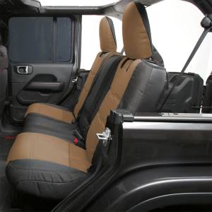 Smittybilt - Smittybilt Neoprene Seat Cover Tan/Black Front/Rear Gen 2 Kit - 576225 - Image 2