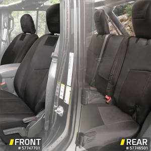 Smittybilt - Smittybilt GEAR Seat Cover Black Front - 57747701 - Image 1