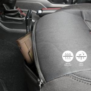 Smittybilt - Smittybilt GEAR Seat Cover Black Front - 57747701 - Image 4
