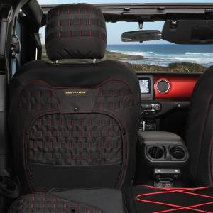 Smittybilt - Smittybilt GEAR Seat Cover Black Front - 57747701 - Image 5