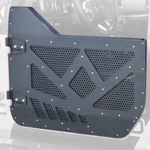 DV8 Offroad - DV8 Offroad Half Door with Aluminum Mesh; Front HDJL-01F - Image 2