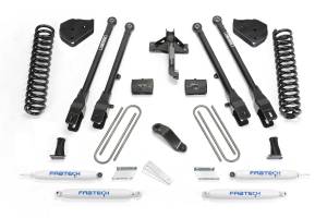 Fabtech - Fabtech 4" 4LINK SYS W/COILS & PERF SHKS 17-21 FORD F250/F350 4WD DIESEL K2216 - Image 2