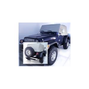 Body - Roof & Convertible Tops - Rugged Ridge - Rugged Ridge Cab Cover, Gray; 92-06 Jeep Wrangler YJ/TJ 13316.09