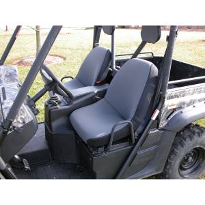 Rugged Ridge This pair of gray fabric seat covers from Omix fit Yamaha UTVs. 63240.09