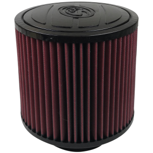 S&B Air Filter For Intake Kits 75-5061,75-5059 Oiled Cotton Cleanable Red - KF-1055