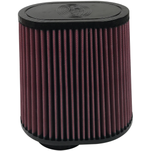S&B Air Filter For Intake Kits 75-5028 Oiled Cotton Cleanable Red - KF-1042
