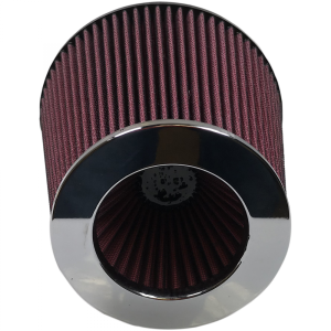 S&B - S&B Air Filter For Intake Kits 75-2557 Oiled Cotton Cleanable 6 Inch Red - KF-1016 - Image 4