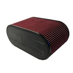 S&B S & B Air Filter 4x12 Inch Oval - Red Oil  - SBAFO412-NH-R