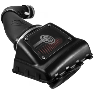 S&B Cold Air Intake For 11-16 Ford F250, F350 V8-6.2L Oiled Cotton Cleanable Red - 75-5108