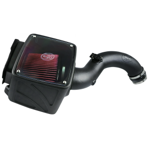 S&B - S&B Cold Air Intake For 04-05 Chevrolet Silverado GMC Sierra V8-6.6L LLY Duramax Cotton Cleanable Red - 75-5102 - Image 1