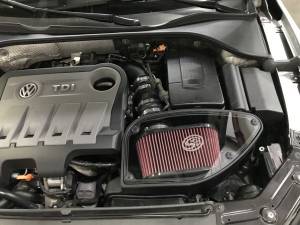S&B - S&B Cold Air Intake For 10-14 VW 2.0L TDI , 2015 VW Jetta 2.0L TDI Dry Extendable White - 75-5099D - Image 12