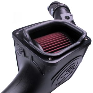 S&B - S&B Cold Air Intake For 03-07 Ford F250 F350 F450 F550 V8-6.0L Powerstroke Cotton Cleanable Red - 75-5070 - Image 4