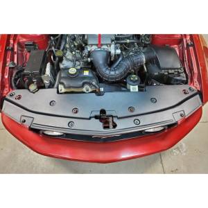 S&B JLT Full Length Radiator Support Cover Textured Black 2005-09 Mustang GT/V6 - JLTRSC-FM0509-2