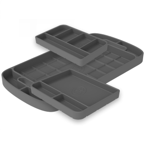 S&B Tool Tray Silicone 3 Piece Set Color Charcoal - 80-1004