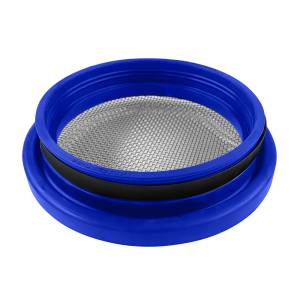 S&B - S&B Turbo Screen 4.0 Inch Blue Stainless Steel Mesh W/Stainless Steel Clamp - 77-3009 - Image 2