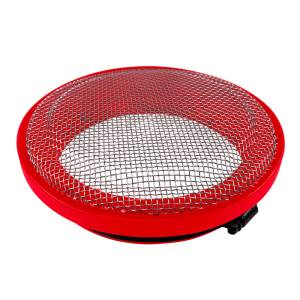 S&B Turbo Screen 6.0 Inch Red Stainless Steel Mesh W/Stainless Steel Clamp - 77-3005