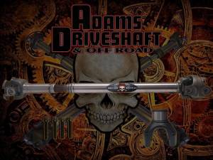 Adams Driveshaft - Adams Driveshaft JT Gladiator Overland Front 1350 CV Driveshaft OEM Flange Style Extreme Duty Series - ASDJT-1350HRF-S-OEM-OVR