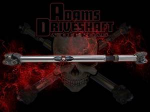 Adams Driveshaft - Adams Driveshaft Front TJ Non Rubicon 1310 CV Driveshaft Extreme Duty Series - ASDTJ-1310CVF-S