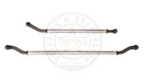 RPM Steering 2.5 Ton UD60 XJ/TJ/LJ HD 2 inch Aluminum Steering Kit Flip Drag Link With Taper Sleeve Standard Stabilizer Clamp - RPM-2033FSC