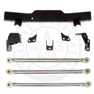 RPM Steering - RPM Steering JK 2 Door Stretch Bolt In 3 Link Front & Double Triangulated 4 Link Rear Long Arm Upgrade Truss 1.75 8 No link Upgrade - RPM-3033TFE - Image 1