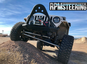 RPM Steering - RPM Steering Jeep Wrangler TJ/LJ 1 Ton Aluminum Tie Rod and Drag Link Heim Steering Kit Double Shear Hydro Assist Clamp - RPM-1013DS - Image 2