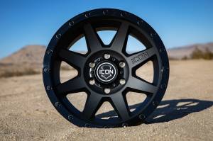 ICON Alloys - ICON ALLOYS REBOUND DBL BLK - 17 X 8.5 / 5 X 150 / 25MM / 5.75" BS - 1817855557DB - Image 5