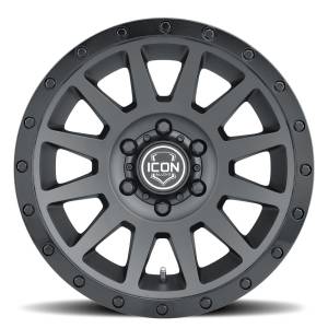 ICON Alloys - ICON ALLOYS COMPRESSION DBL BLK - 17 X 8.5 / 6 X 135 / 6MM / 5" BS - 2017856350DB - Image 2