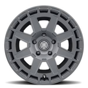 ICON Alloys - ICON ALLOYS COMPASS SAT BLK - 17 X 8.5 / 6X5.5 / 0MM / 4.75" BS - 3217858347SB - Image 2