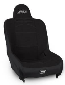 PRP Premier High Back Suspension Seat (Two Neck Slots) - All Black - A100110-50
